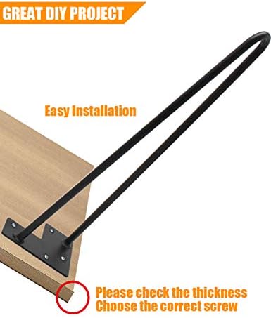 Hairpin legs metal desk set with a price of $69.99.