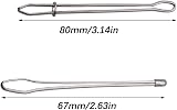 CCLKHY Tweezer 2 Pcs Elastic Cord Stainless Steel Threader Craft Tool view 2