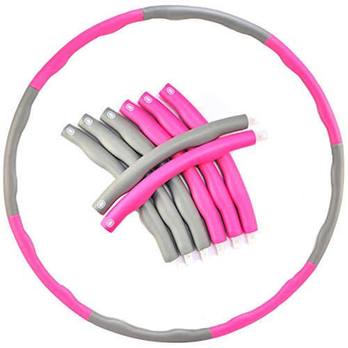 Minch Weighted adult Hula Hoop, Perfect for Dancing Exercise Fitness and Weight Loss