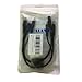HUALAND 2 Pack Black 1 Female to 2 Male 5.5mm X 2.1mm CCTV DC Power Supply Splitter Cable