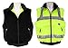 3A Safety SME-C2BW8001-L ANSI Class 2 Reversible Fleece Vest, Lime, Large