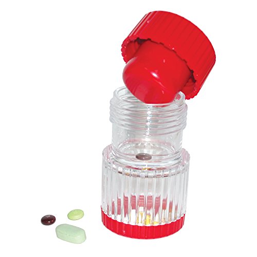 Healthsmart Pill Crusher, Red