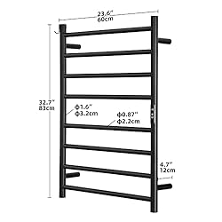 YITAHOME Towel Warmer Heated Towel Rack, 8 Bars