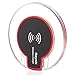 Raynic Orchid II Qi wireless charger for Samsung S6/S6 Edge, Note 5,Nexus 4/5/6/7, Nokia Lumia 920, LG All Qi-Enabled Devices Unique Silicone Painting Anti-slip Phone Charge Pad Output 1.5A (black)