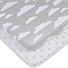 Pack n Play Sheets – Premium Pack and Play Sheets 4 Pack – 100% Super Soft Jersey Knit Cotton Playard Mattress Sheets – Portable Playpen Fitted Play Yard Mini Crib Sheet for Boy & Girl (24 x 38 x 5)