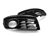 06-09 Volkswagen Jetta MK5 Open Vent Fog Light Grilles - Black (2006 2007 2008 2009)