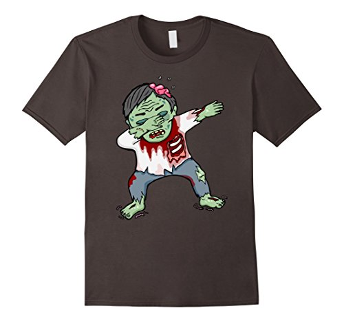 Creepy Dabbing Zombie Halloween Costume Dark Shirt