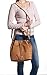 GUESS Women's Juliana Drawstring Bucket Cognac Handbag