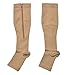 Zipper Compression Socks, Aniwon Open Toe Compression Socks Calf Leg Support Hose Stocking
