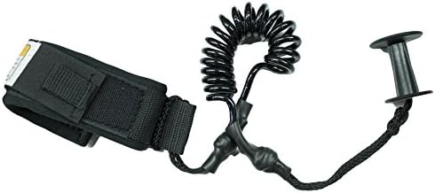 George Marshall Deluxe Coiled Body Board Leash with Threaded Leash Plug