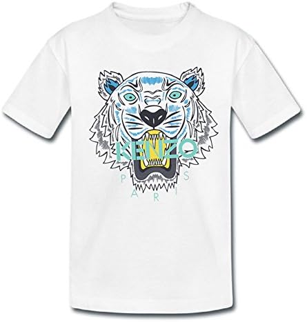 DHSVXBBBB Kids Premium T-shirts Kenzo Logo 2016 White Size XS