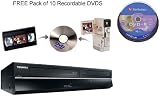 Toshiba DVR20 Freeview DVD VCR Recorder 1080p HDMI Upscaling + 10 DVDRs view 2