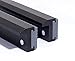 TRISENSE Vise Jaw Covers，Aluminum Multipurpose 6”Soft Vice Inserts-Use On Any Drill Press Vise As Accessories,Black Vise Jaws Pads（2 Pack In 1）