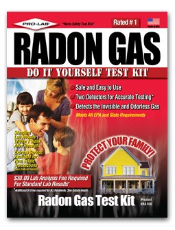 Radon Gas Test Kit - 2 Dectector Pack