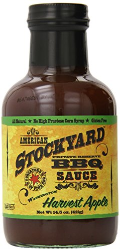 American Stockyard Harvest Apple BBQ Sauce, 14.5 Ounce