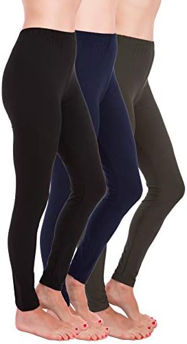 Homma Premium Ultra Soft High Rise Waist Full Length Regular and Plus Size Leggings