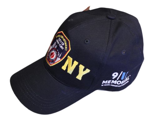 FDNY 9/11 Memorial Baseball Hat Fire Department of New York Navy One Size