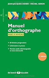 Manuel d'orthographe