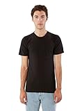 American Apparel Men Fine Jersey Crewneck Pocket T-Shirt Size XL Black