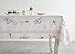 Maison d' Hermine Table Cloth Square Table 100% Cotton 54 x 54 Inches Tablecloth Reusable Decorative for Dining Room, Farmhouse, Home, Party, Festive & Wedding Spring Summer - Champ De Mars