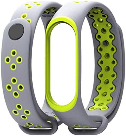 Xiaomi Mi Band 3 Mijoas Silicone Wristband Strap - Green and Grey price in  UAE | Amazon UAE | kanbkam