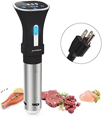 Sous Vide Cooker Thermal Immersion Circulator - 800W, Accurate Temperature Digital Timer with Large Digital LCD Display, Stainless Steel - Easy to Cook restaurant quality food at home