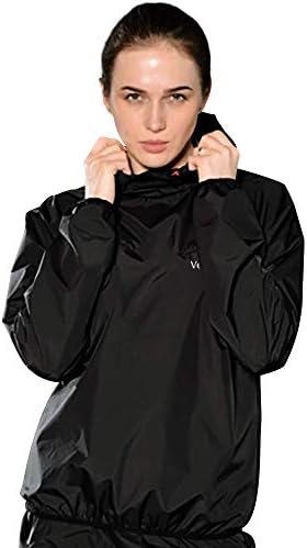VeroMan Women’s Sauna Suit Training Wear Super Sweat Diet Top and Bottom Set