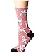 Socksmith Oodles Of Poodles Pink 9-11 (Women's Shoe Sizes 5-10.5)
