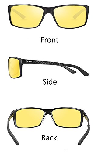 SOXICK Night Vision Glasses for Driving - Adjustable Polarized HD Driver Glasses For Men Women
