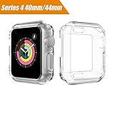 [2Pack] Minfex Compatible with Apple Watch Series 4 Case 40mm, Ultra-Thin Protective Cover Soft TPU Bumper Clear Protector for 2018 New iWatch Series 4
