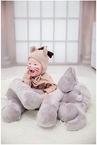 Topsleepy Stuffed Plush Elephant Pillow Soft Baby Nursery Pillow, Toys &amp; Gifts for Kids, Grey ( 24 by 18 by 10 inch )