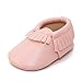 Voberry® Baby Girls Soft soled Tassel Bowknots Crib Shoes Moccasins (6~12 Month, Pink)