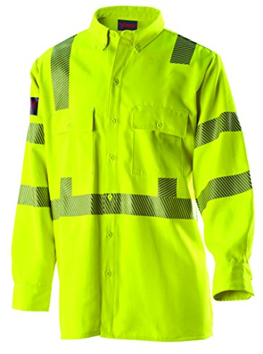 DRIFIRE CAT2 Hi-Vis 12cal Flame Resistant Utility Shirt, SIZE: XL - Thumbnail 4