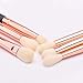 MSQ Eye Brush Set Rose Gold 6pcs Eyeshadow Set Eyebrow Brush Makeup Brushes Eyeliner Brush for Eyeshadow, Eyebrow, Eyeliner, Blending, Concealer, Best for Gifts