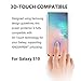 Tempered Glass Screen Protector with Camera Lens Protector for Samsung Galaxy S10, Full Screen Coverage Screen Protector, 3D Curved Tempered Glass, HD Clear Anti-Bubble Film (2Kits) (1)