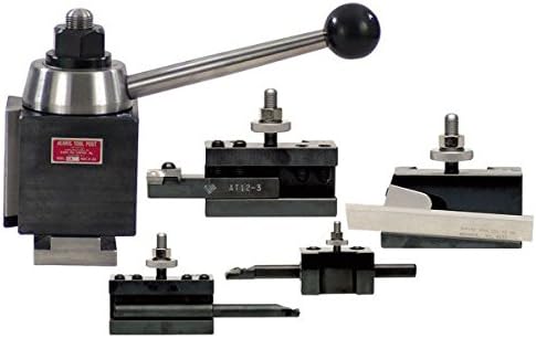 Aloris BXA 5 Pc Starter Quick Change Tool Post Set for Lathe Swing 10-15"
