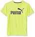PUMA Big Boys' No.1 Logo Tee, Acid Yellow, 8 (Small)