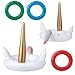 2 Pack Unicorn Party Games Ring Toss Game for Party Unicorn Inflatable Flotating Swimming Ring Toss Game for Pool Games for Kids Unicorn Party Favors Supplies Unicorn Party Decorations (Come with a Gift Box)