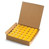 Votive Citronella Scented Candles 15 Hours - Summer Yellow - Set of 36