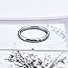 THREE KEYS JEWELRY 2mm Womens Tungsten Wedding Ring Multi-Faceted Wedding Band Diamond Cuts Ring