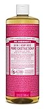 Dr. Bronner’s Pure-Castile Liquid Soap – Rose, 32 oz.