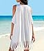 Oryer Womens Letters Print Baggy Swimwear Bikini Cover up Beach Dress T-Shirt