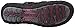 Skechers Women's Reggae Brush Strokes Flip Flop, Black/Purple, 8 M US