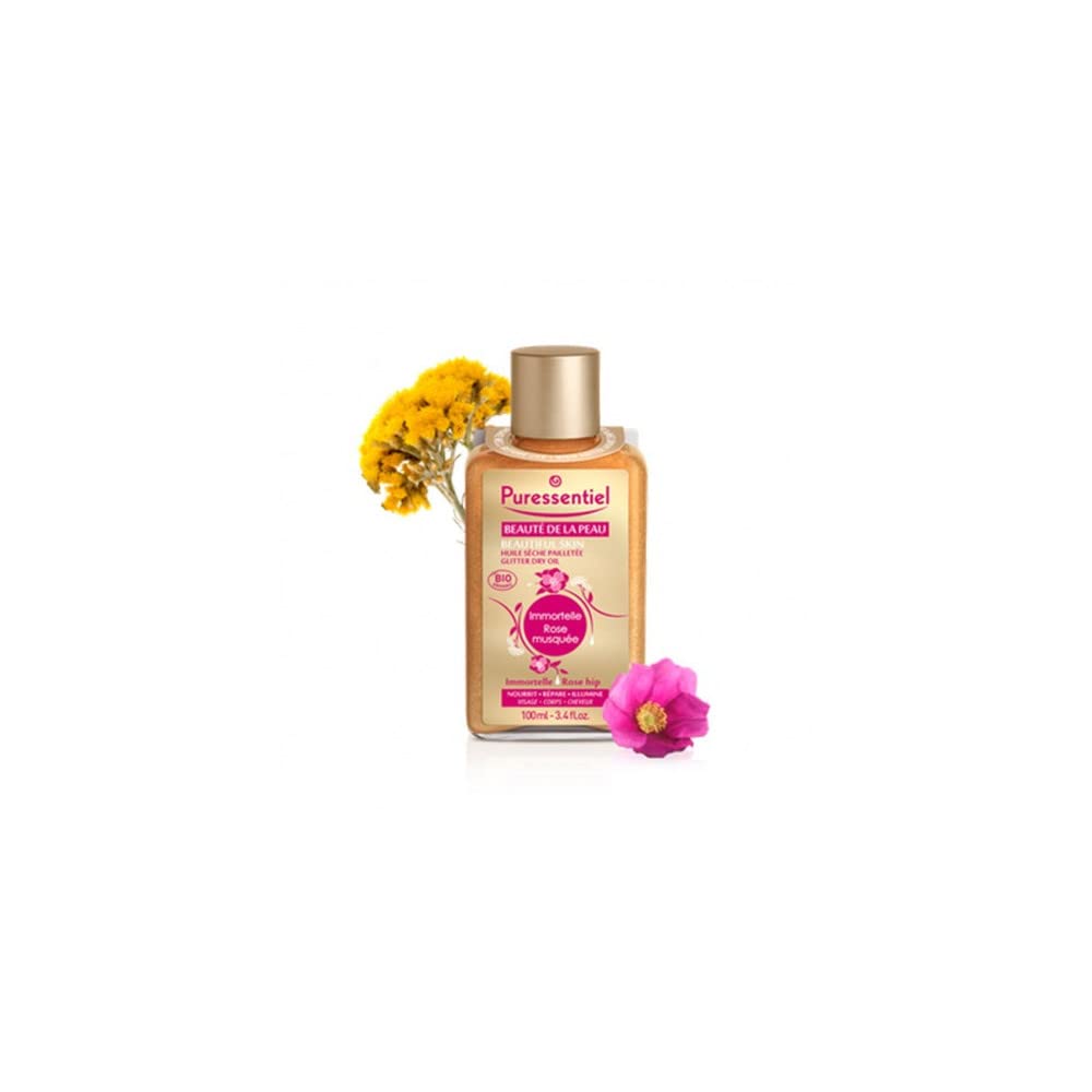 Puressentiel Organic Beautiful Skin Glitter Dry Oil 100ml