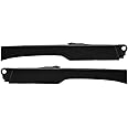 For Toyota 4Runner 2006 2007 2008 2009 Bumper Filler Driver and Passenger Side | Pair | Front | Headlight Molding | Black | Replacement For TO1088112, TO1089112 | 5251335090C0, 615343427577