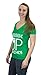 Ann Arbor T-shirt Co. Drink Up, Bitches! | Funny St. Patrick's (Paddy) Day Women's Green Deep V-Neck-DeepV,L