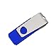 TOPESEL 10 Pack 16GB Bulk USB Flash Drives Memory Stick Swivel USB 2.0 Thumb Drive, Blue