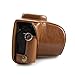 kinokoo PU Leather Cover Bag for fuji X-T100 Camera and 15-45mm Lens, Prective Case with Shoulder Strap-brown