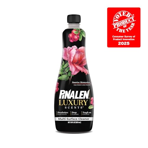 PINALEN LUXURY SCENT LIQUID MULTIPURPOSE CLEANER – SUNRISE MEMORIES – 28 FL OZ – ALL PURPOSE CLEANER FOR KITCHEN, BATHROOM & SURFACES