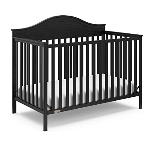 Graco Stella 5in1 Convertible Crib (Black) Converts from Baby Crib